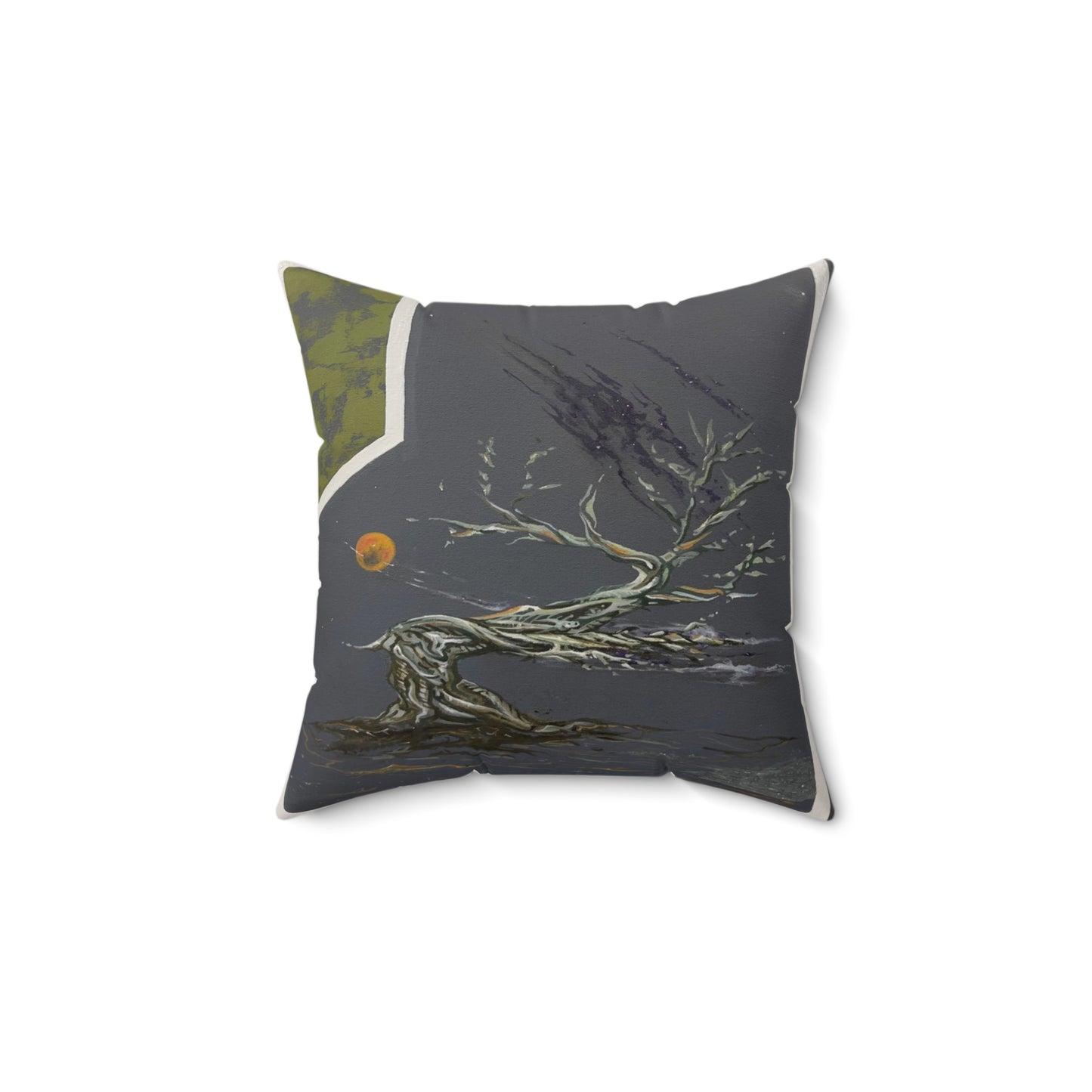 Faux Suede Square Pillow