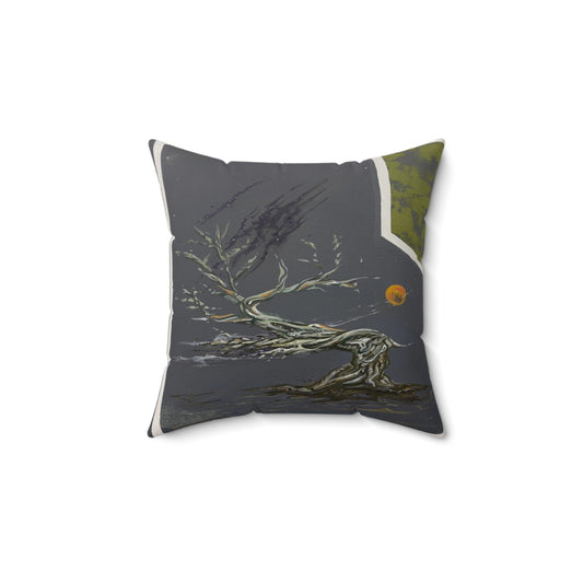 Faux Suede Square Pillow