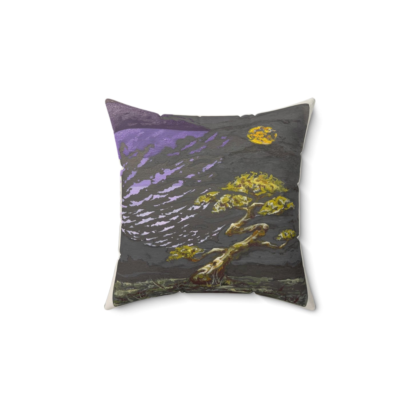 Faux Suede Square Pillow