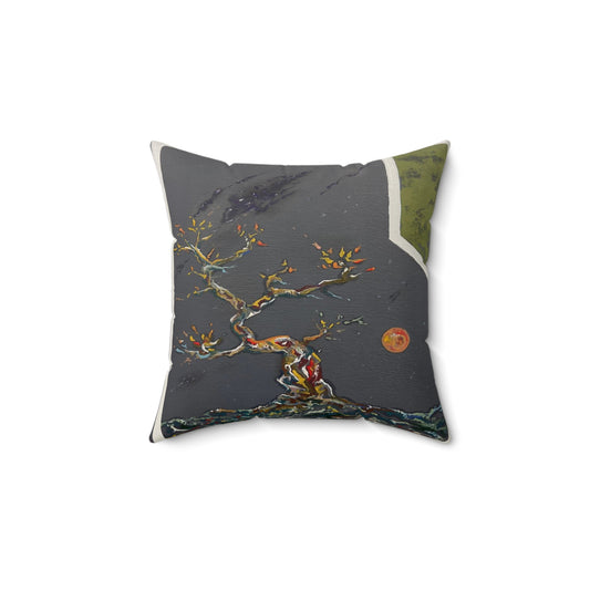 Faux Suede Square Pillow