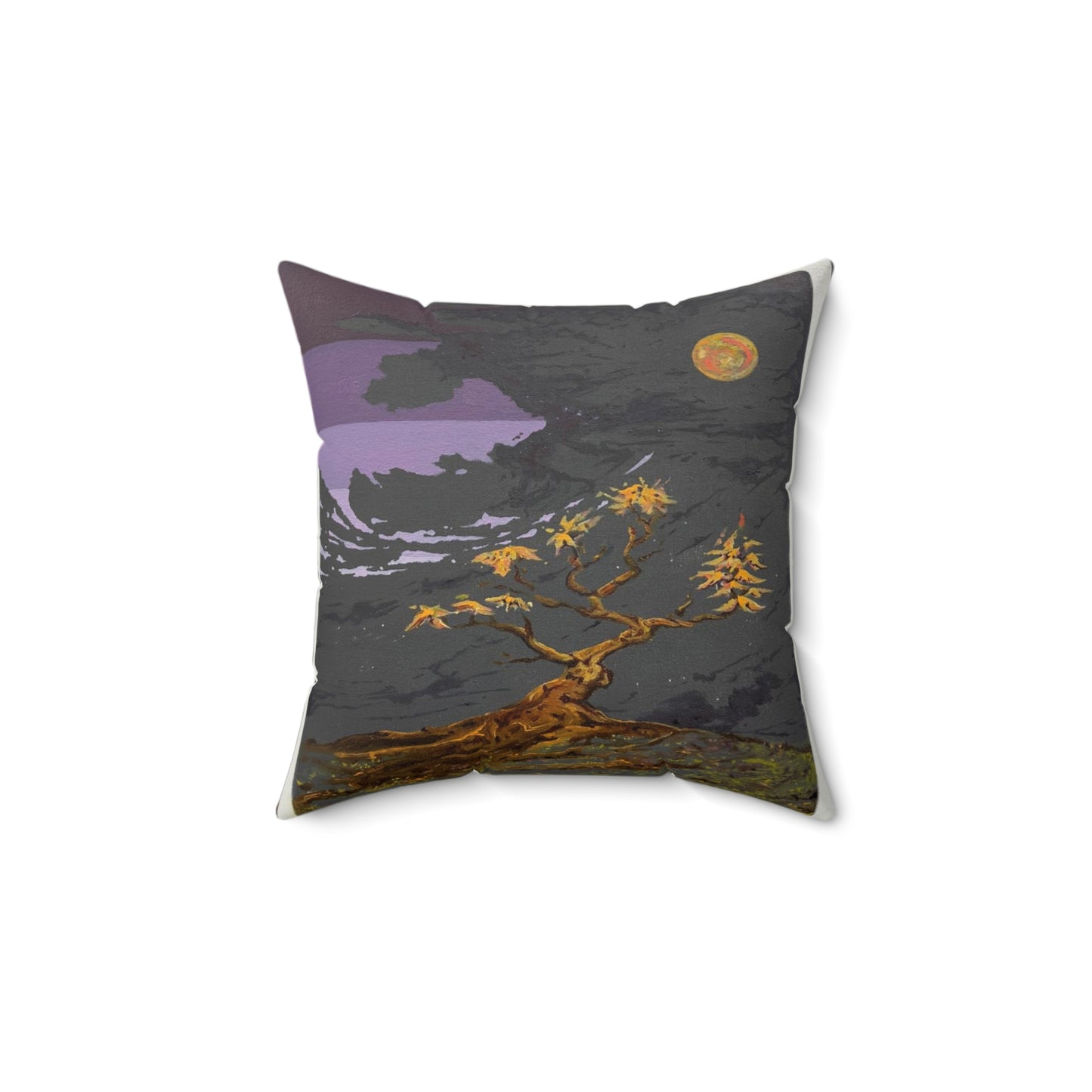Faux Suede Square Pillow