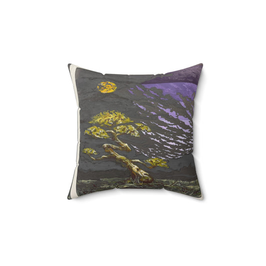 Faux Suede Square Pillow
